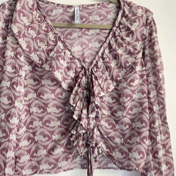 Rachel Pally Women's Chiffon Eros Top Blouse L - Picture 4 of 8